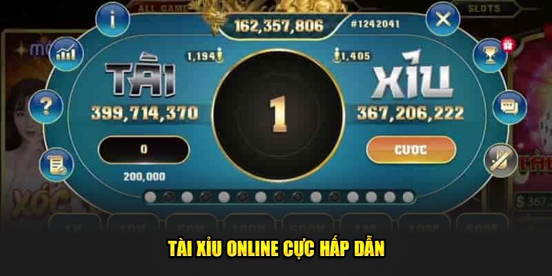 Tài xỉu online cực hấp dẫn